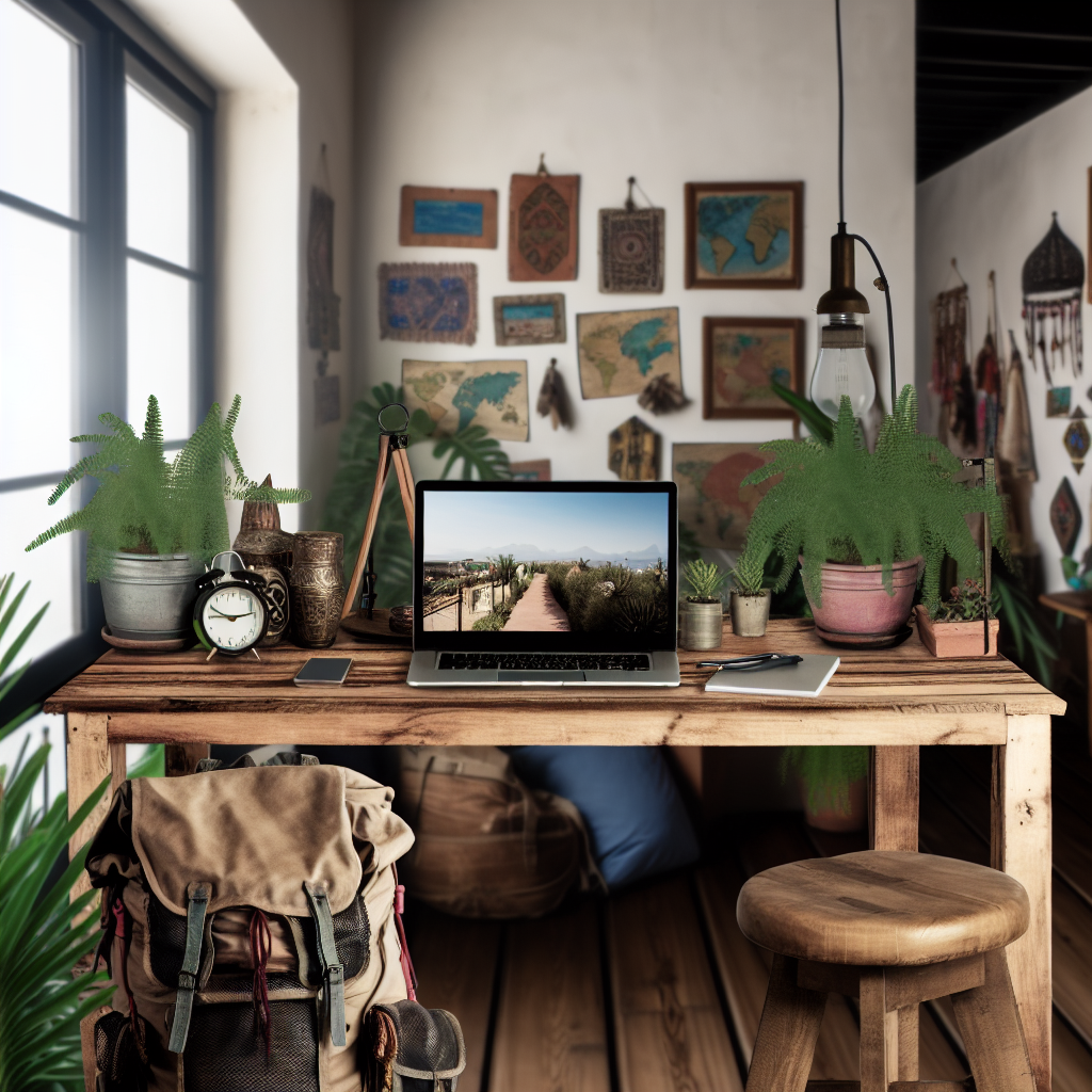 Long-term travel workspace